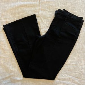 High rise flare jeans